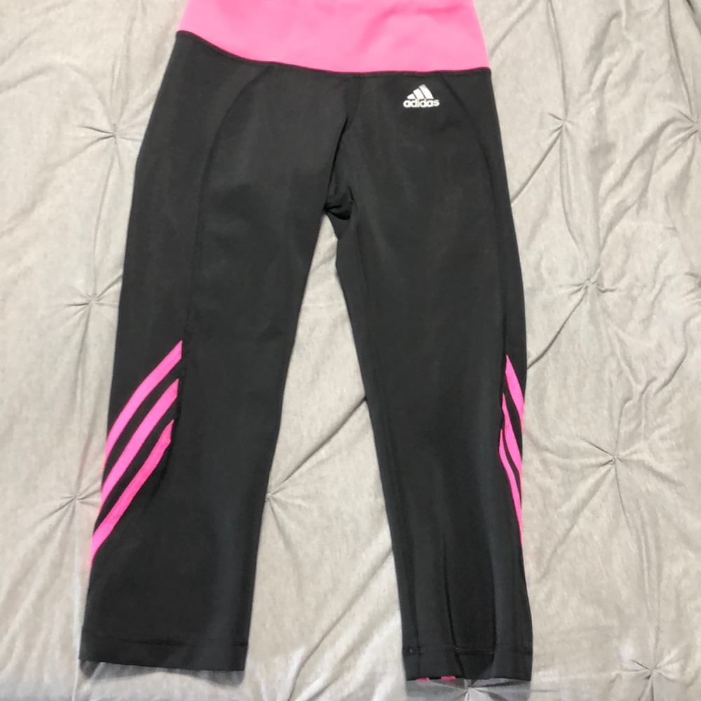 Adidas workout cropped leggings